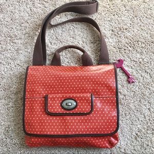 Like New! Fossil Key-Per Crossbody Bag
